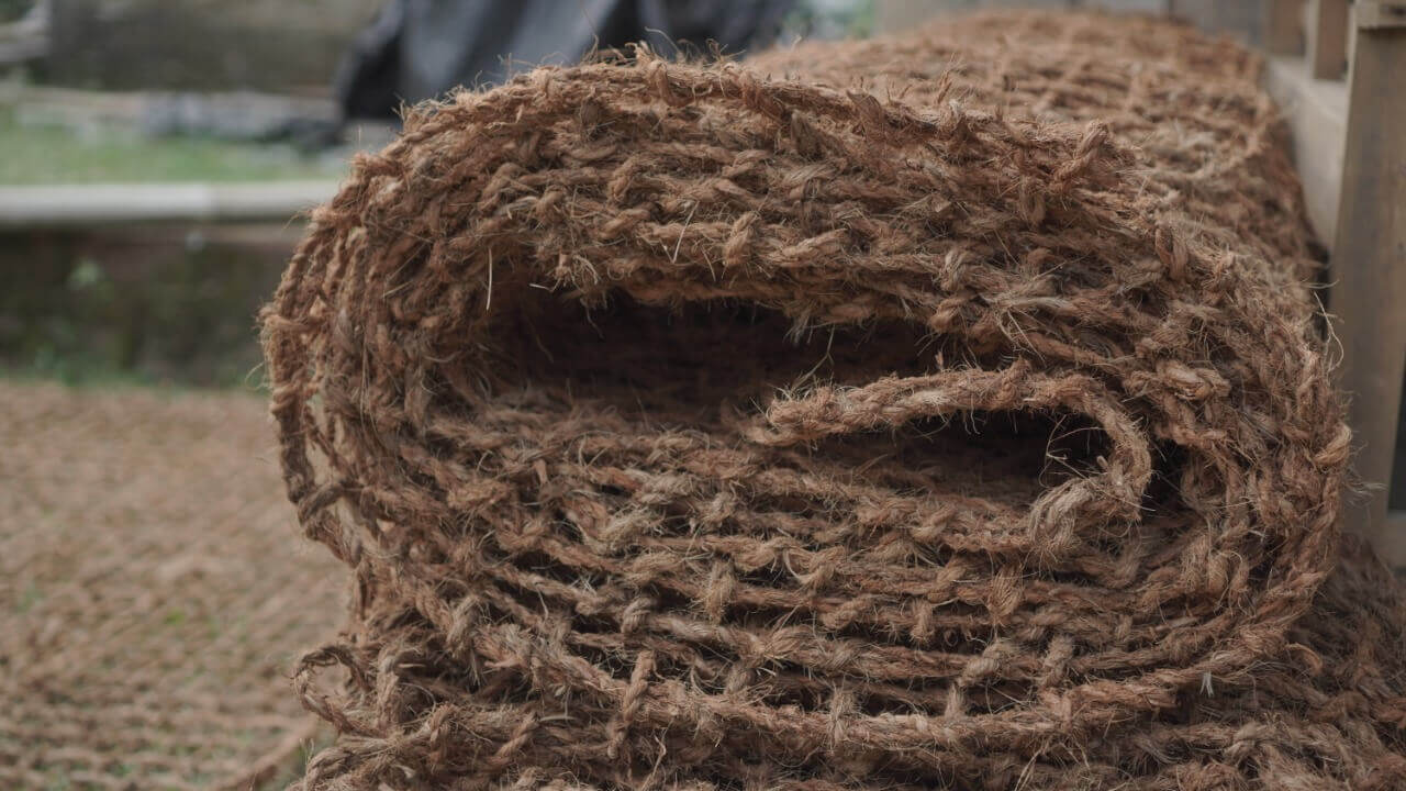 jaring biodegradable untuk revegetasi