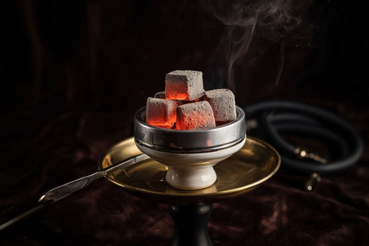 clean burning charcoal cubes for shisha