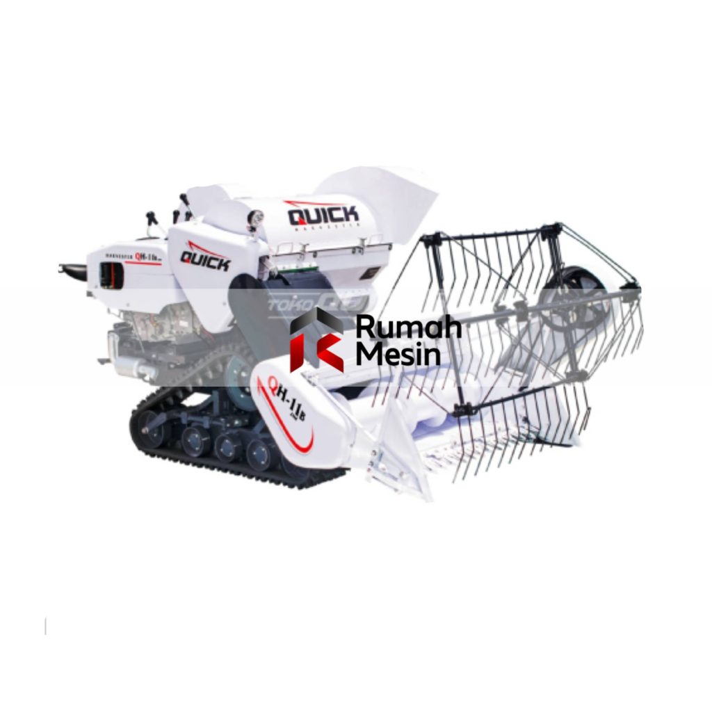 Cara Kerja Combine Harvester Dalam Memanen Padi Secara Otomatis