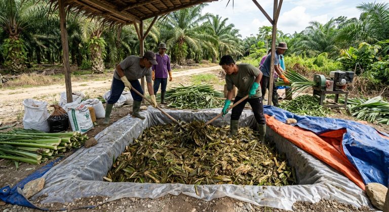 Cara Mengolah Pelepah Menjadi Kompos yang Tepat