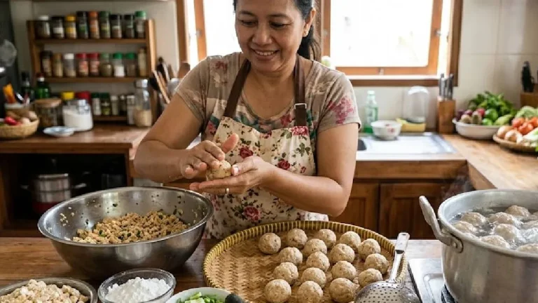 Cara Mencampur Adonan Bakso Merata, Hasil Lebih Kenyal