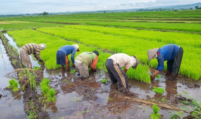 Cara Menanam Padi di Sawah dengan Tepat dan Teratur